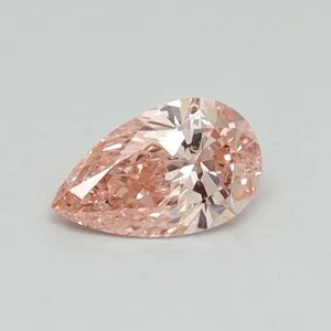 0.3ct PEAR Fancy Intense Pink SI1 Coloured Lab diamond