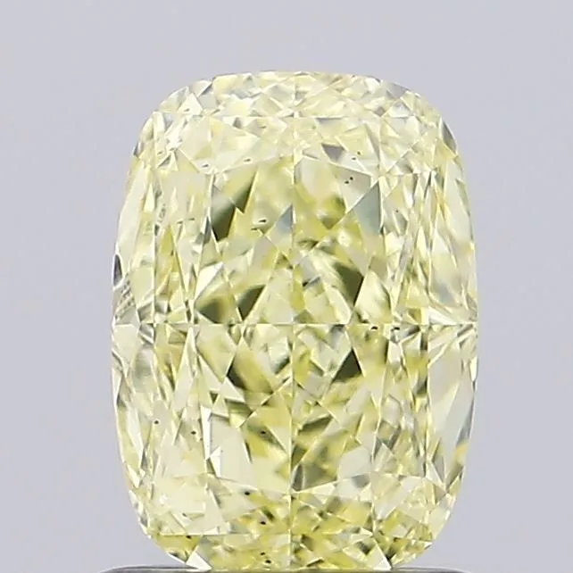 1.06ct CUSHION Fancy Yellow VS1 Coloured Lab diamond