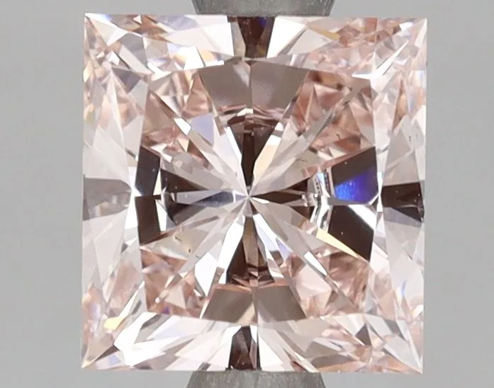 2.00ct PRINCESS Fancy Pink VS2 Coloured Lab diamond