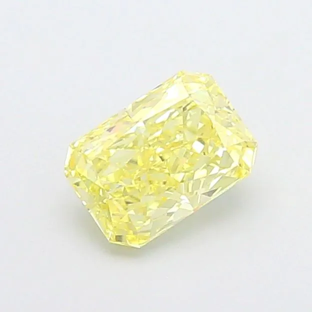 1.43ct RADIANT Fancy Intense Yellow VS1 Coloured Lab diamond