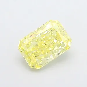 1.43ct RADIANT Fancy Intense Yellow VS1 Coloured Lab diamond