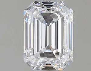 0.6ct EMERALD D VVS1 Natural diamond