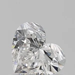 0.6ct HEART F VS1 Natural diamond