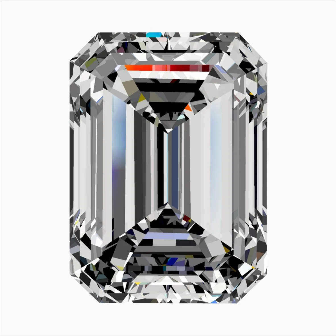 0.30ct EMERALD E VS2 Natural diamond