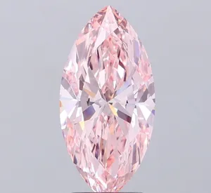 2.38ct MARQUISE Fancy Intense Pink VVS2 Coloured Lab diamond