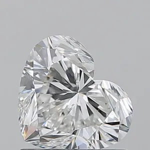 1.01ct HEART F SI1 Natural diamond