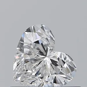 0.51ct HEART E VVS2 Natural diamond
