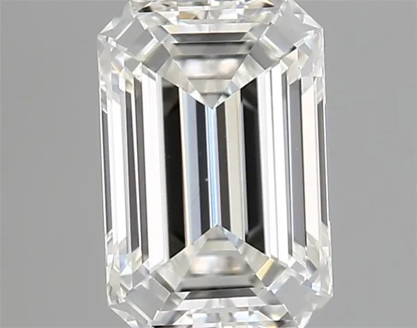 0.51ct EMERALD F VS1 Natural diamond