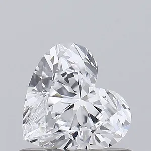 0.53ct HEART D FL Lab diamond