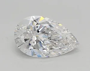 0.87ct PEAR D VVS2 Lab diamond