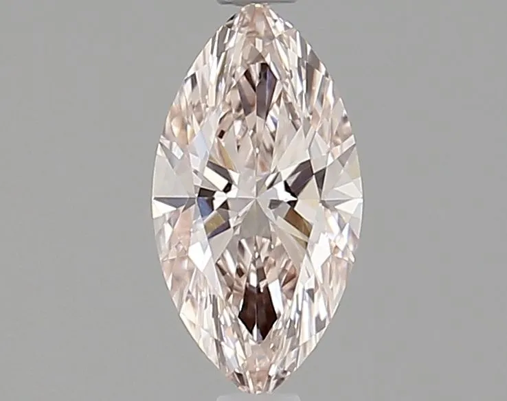 0.72ct MARQUISE Fancy Intense Pink VVS1 Coloured Lab diamond