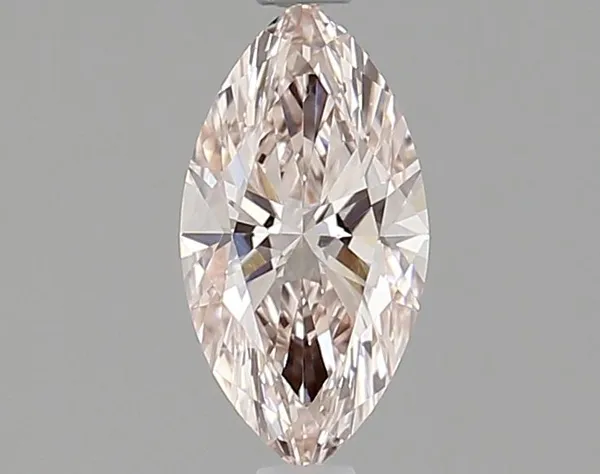 0.72ct MARQUISE Fancy Intense Pink VVS1 Coloured Lab diamond