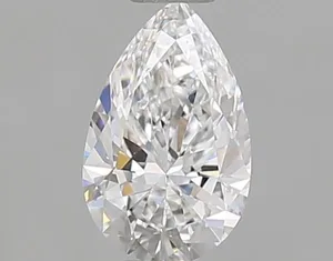 0.74ct PEAR D VVS2 Lab diamond