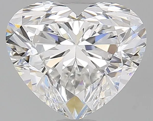 1ct HEART F VS2 Natural diamond