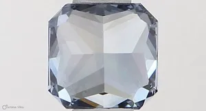 0.37ct RADIANT Fancy Vivid Blue VS1 Coloured Lab diamond