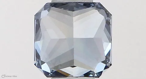 0.37ct RADIANT Fancy Vivid Blue VS1 Coloured Lab diamond