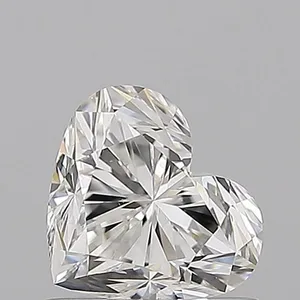 0.9ct HEART F SI1 Natural diamond