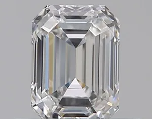 0.42ct EMERALD D VVS2 Natural diamond