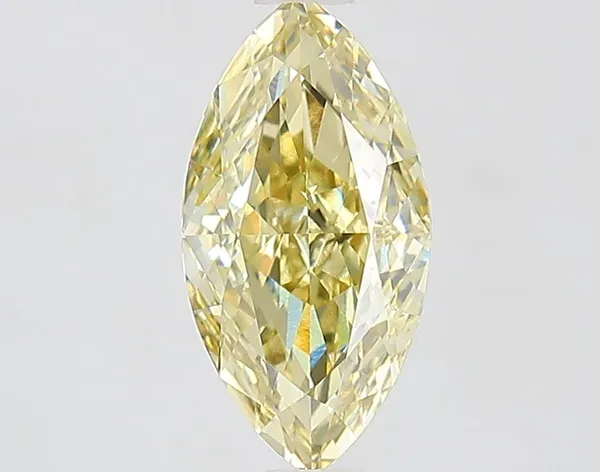 1.5ct MARQUISE Fancy Yellow VVS2 Coloured Lab diamond