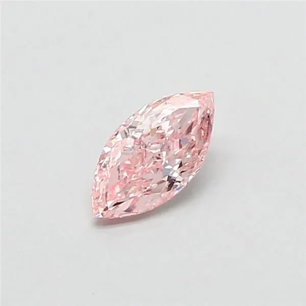 0.41ct MARQUISE Fancy Intense Pink VS1 Coloured Lab diamond