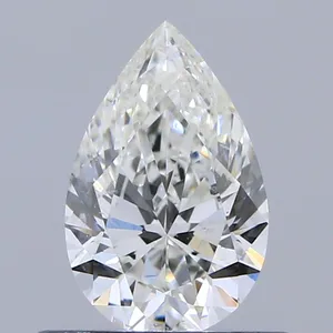0.51ct PEAR H SI2 Natural diamond