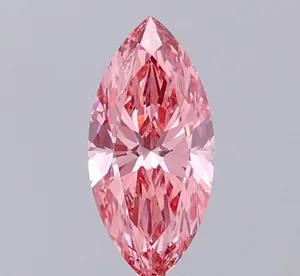 1.02ct MARQUISE Fancy Vivid Pink VS2 Coloured Lab diamond