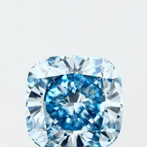 1.12ct CUSHION Fancy Intense Blue VVS2 Coloured Lab diamond