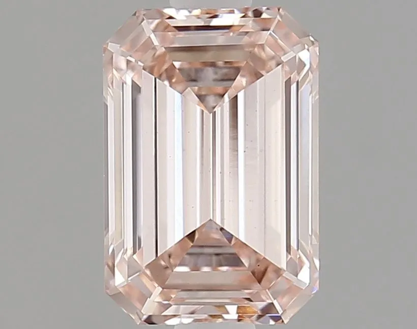 1.52ct EMERALD Fancy Intense Pink VS1 Coloured Lab diamond