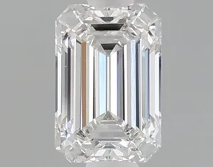 0.61ct EMERALD E VVS2 Lab diamond