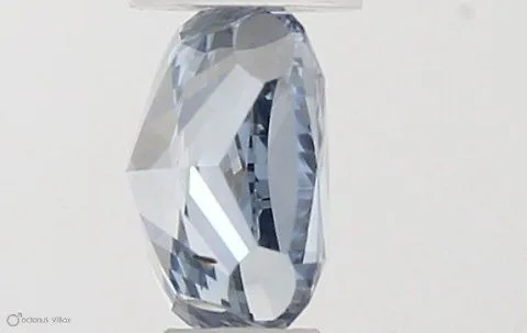 0.33ct CUSHION Fancy Deep Blue VS2 Coloured Lab diamond