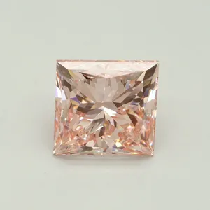 5.03ct PRINCESS Fancy Intense Pink VVS2 Coloured Lab diamond