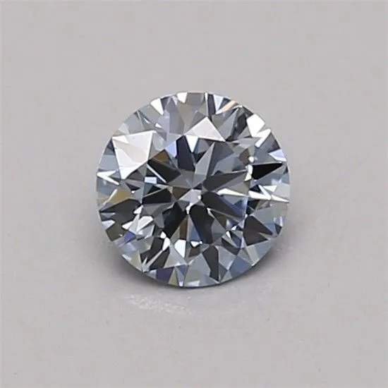 0.33ct ROUND Fancy Intense Blue IF Coloured Lab diamond