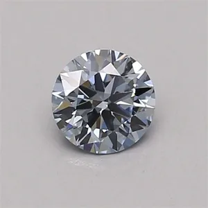 0.33ct ROUND Fancy Intense Blue IF Coloured Lab diamond