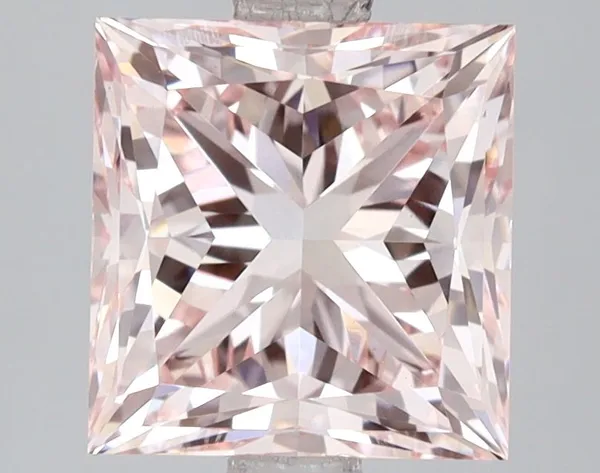 3.01ct PRINCESS Fancy Intense Pink VVS2 Coloured Lab diamond