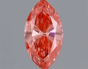 0.44ct MARQUISE Fancy Vivid Pink VVS2 Coloured Lab diamond