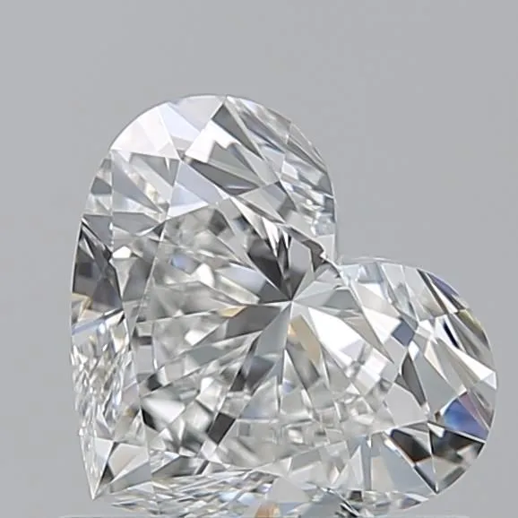 0.9ct HEART G VVS1 Natural diamond