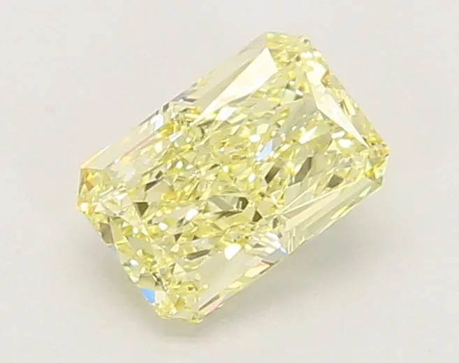 1.05ct RADIANT Fancy Light Yellow VS1 Coloured Lab diamond