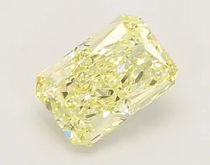 1.05ct RADIANT Fancy Light Yellow VS1 Coloured Lab diamond