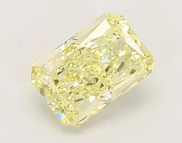 1.05ct RADIANT Fancy Light Yellow VS1 Coloured Lab diamond