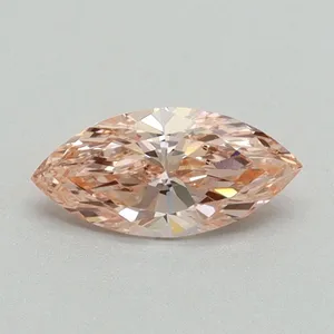 0.51ct MARQUISE Fancy Intense Pink VS1 Coloured Lab diamond