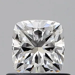 0.61ct CUSHION F VVS2 Natural diamond
