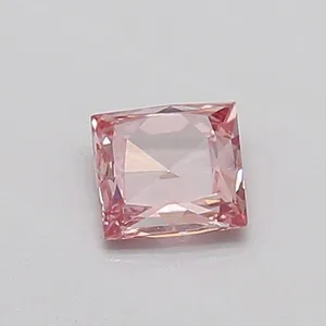 0.32ct CUSHION Fancy Pink VS1 Coloured Lab diamond