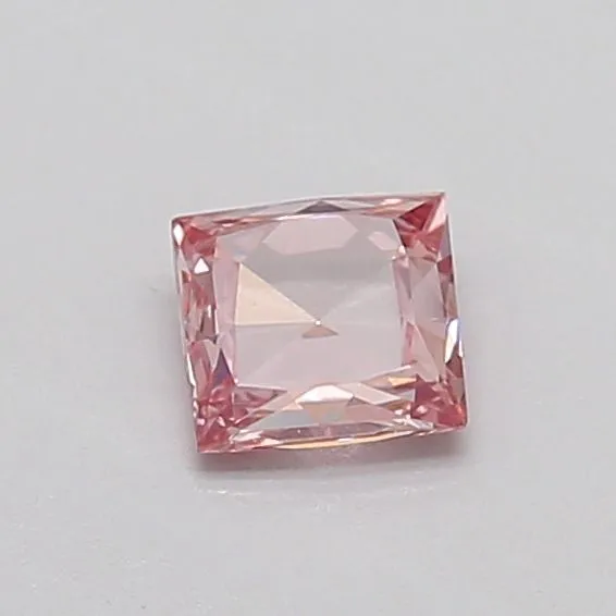 0.32ct CUSHION Fancy Pink VS1 Coloured Lab diamond