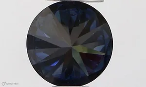 0.32ct ROUND Fancy Vivid Blue SI2 Coloured Lab diamond