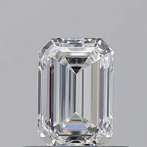 0.51ct EMERALD F VVS2 Natural diamond