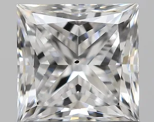 0.91ct PRINCESS D SI1 Natural diamond