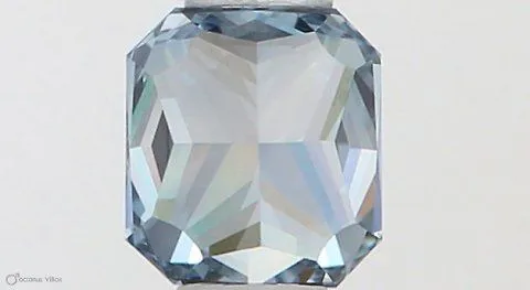 0.31ct RADIANT Fancy Intense Blue VVS2 Coloured Lab diamond