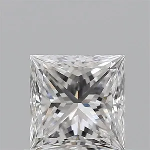0.8ct PRINCESS E VVS1 Natural diamond