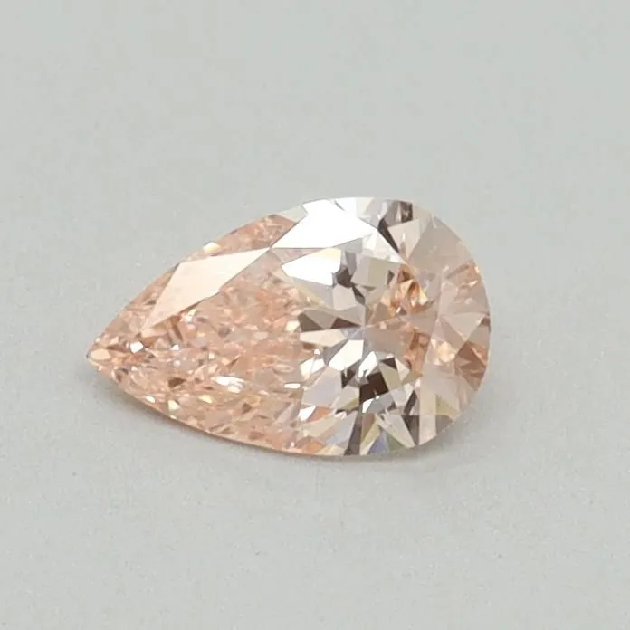 0.30ct PEAR Fancy Intense Pink VS1 Coloured Lab diamond