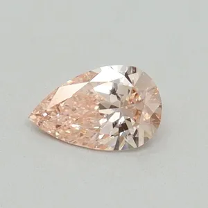 0.3ct PEAR Fancy Intense Pink VS1 Coloured Lab diamond